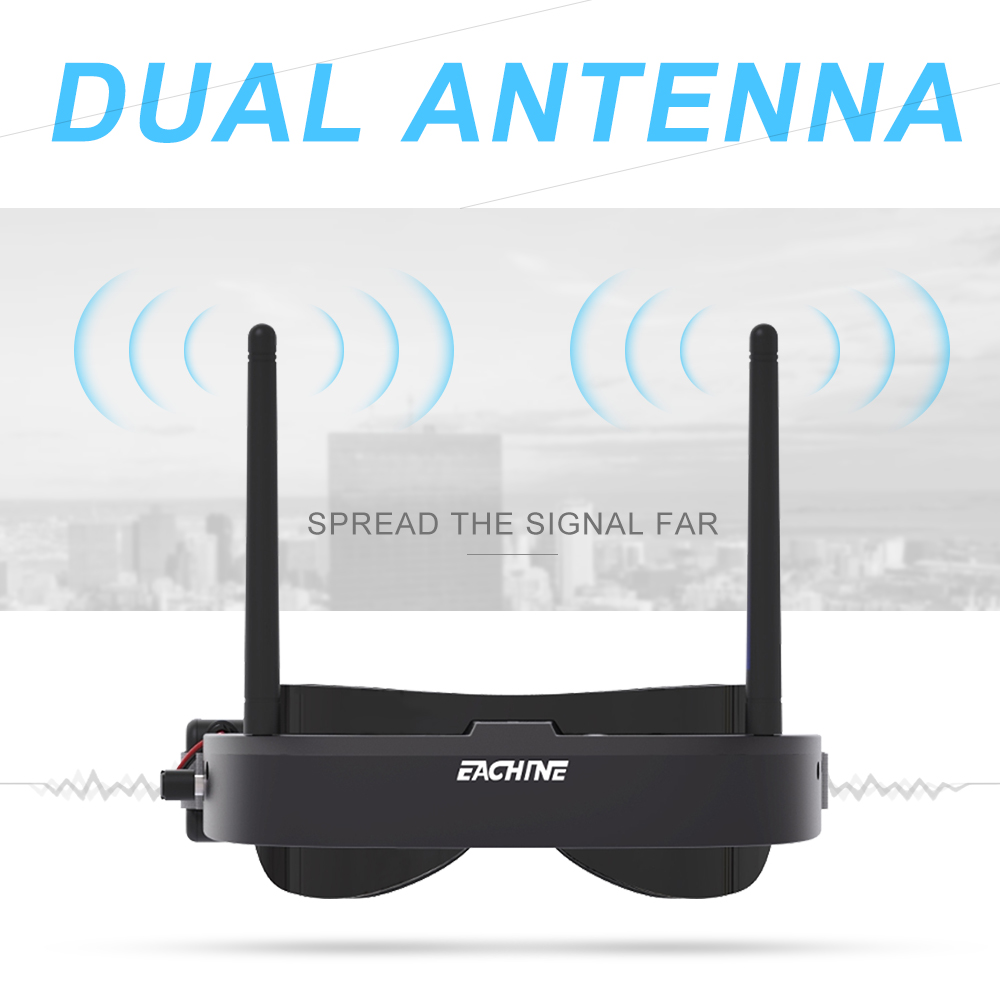 Eachine EV100 720*540 5.8G 72C - مراجعة Skyzone Cobra X V2 Fpv Goggles وسعره