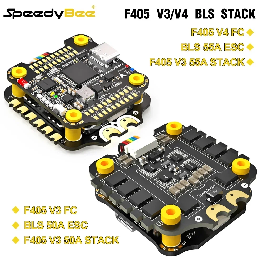 SpeedyBee F405 V3/V4 FC ESC St - مراجعة Speedybee F405 V4 Bls 55A Stack وسعره